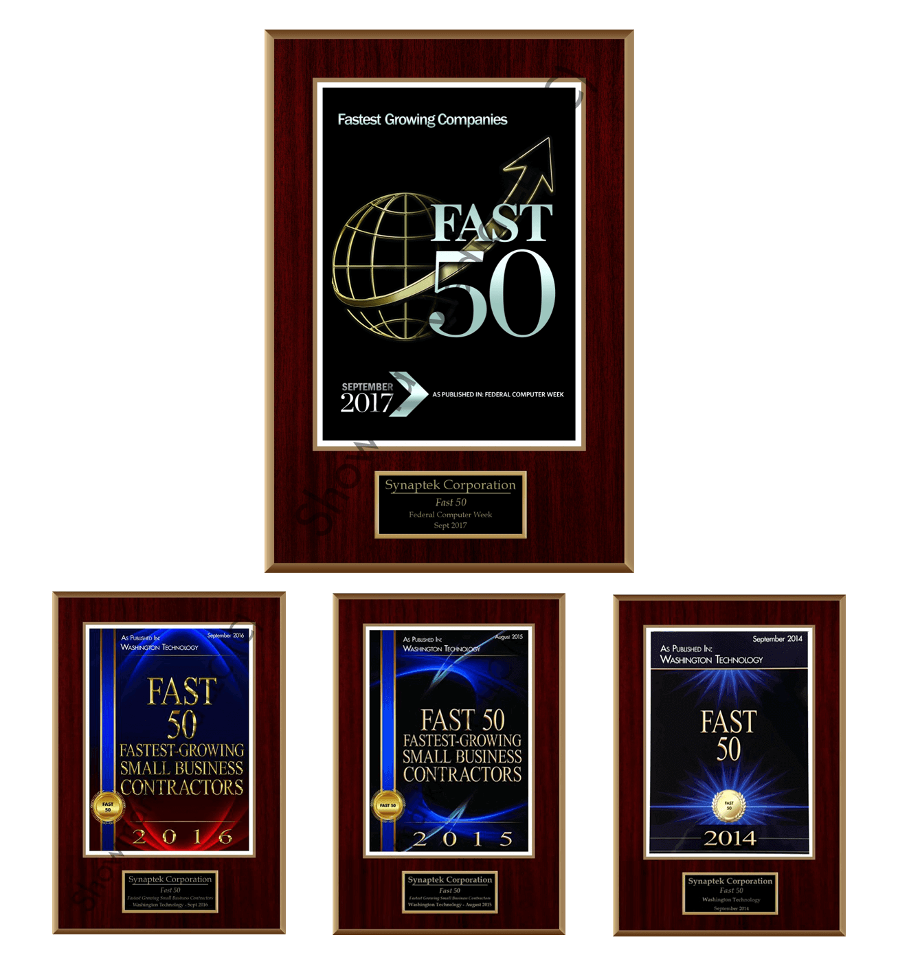 Washington Fast 50 Technology Award 2014-2017