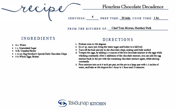 Flourless Chocolate Decadence